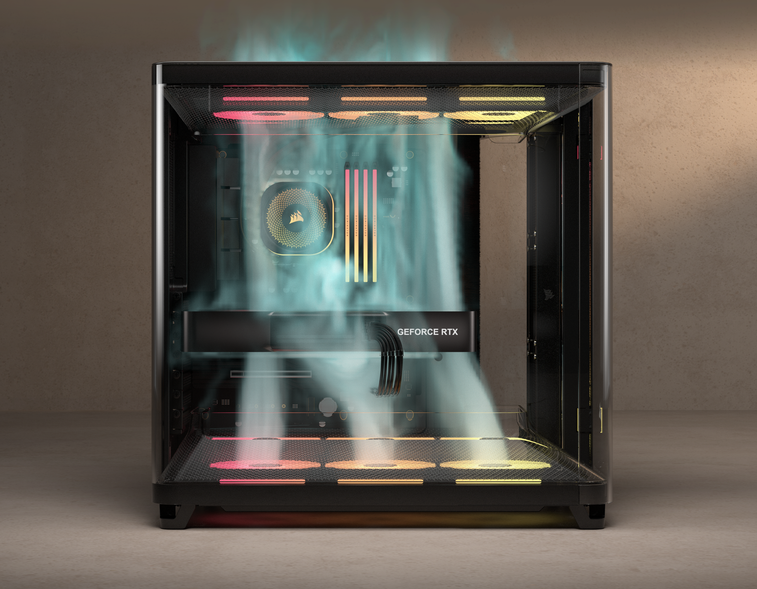 CORSAIR AIR 5400 LX-R RGB iCUE LINK Computer Case