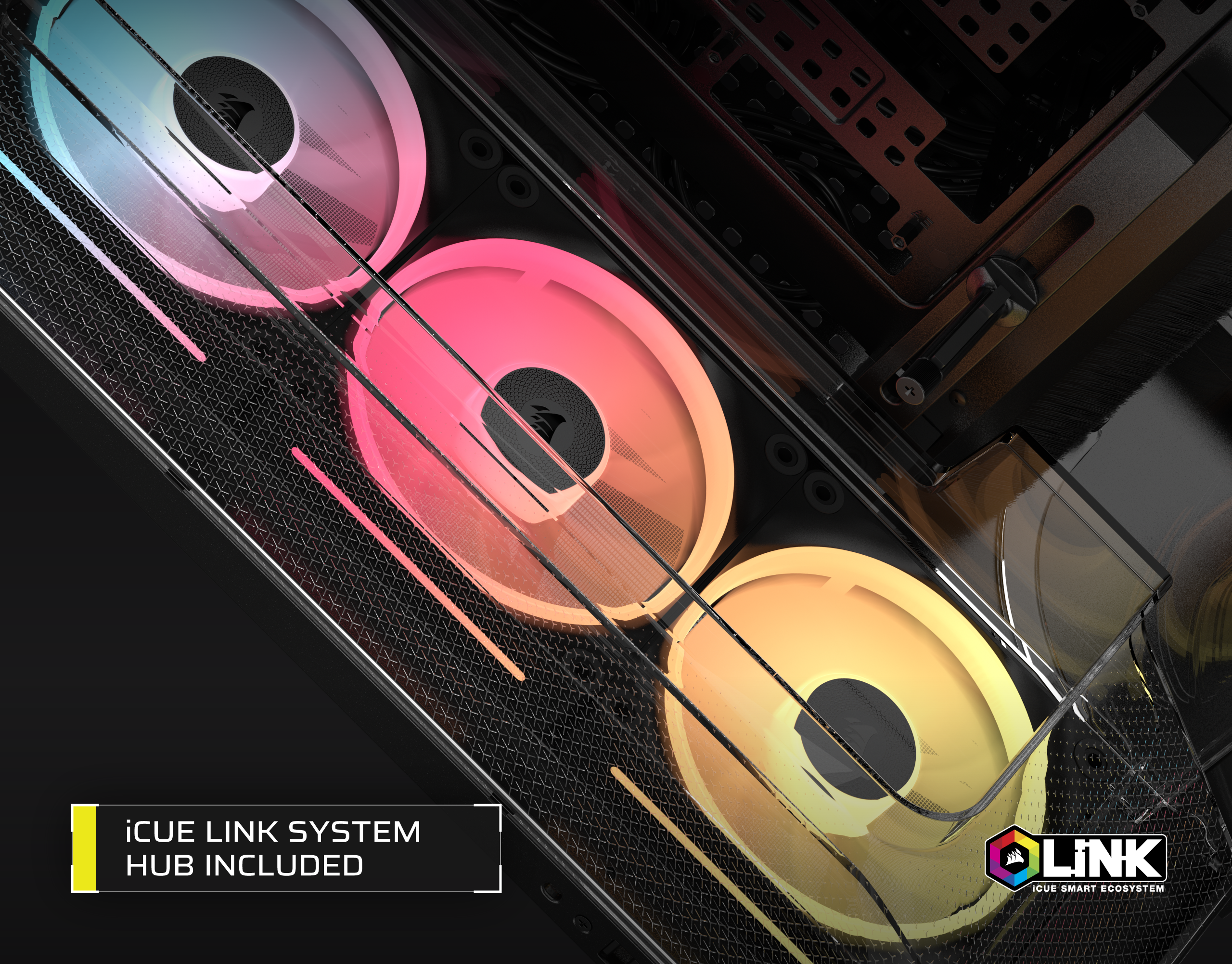 CORSAIR AIR 5400 LX-R RGB iCUE LINK Computer Case