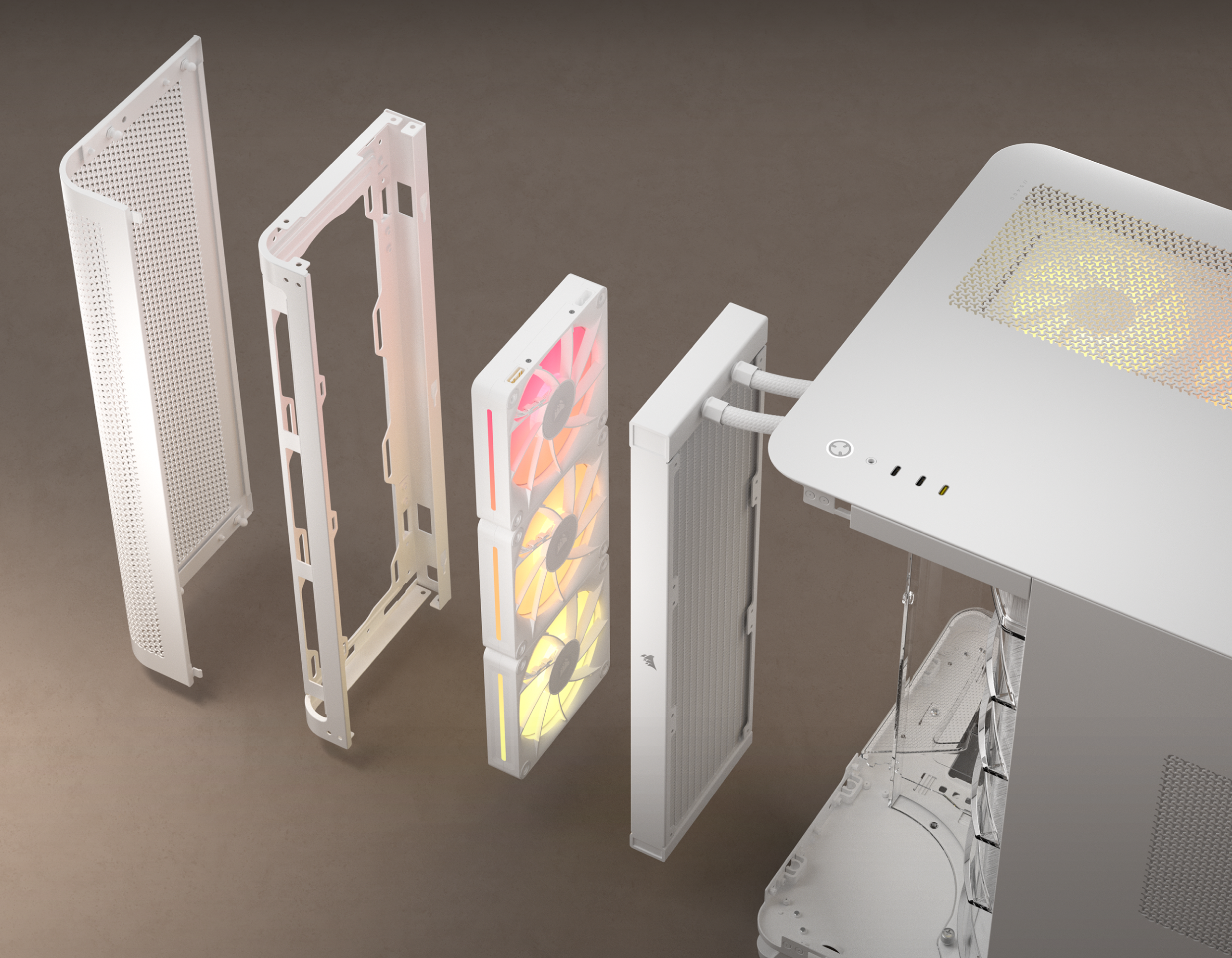 CORSAIR AIR 5400 LX-R RGB iCUE LINK Computer Case