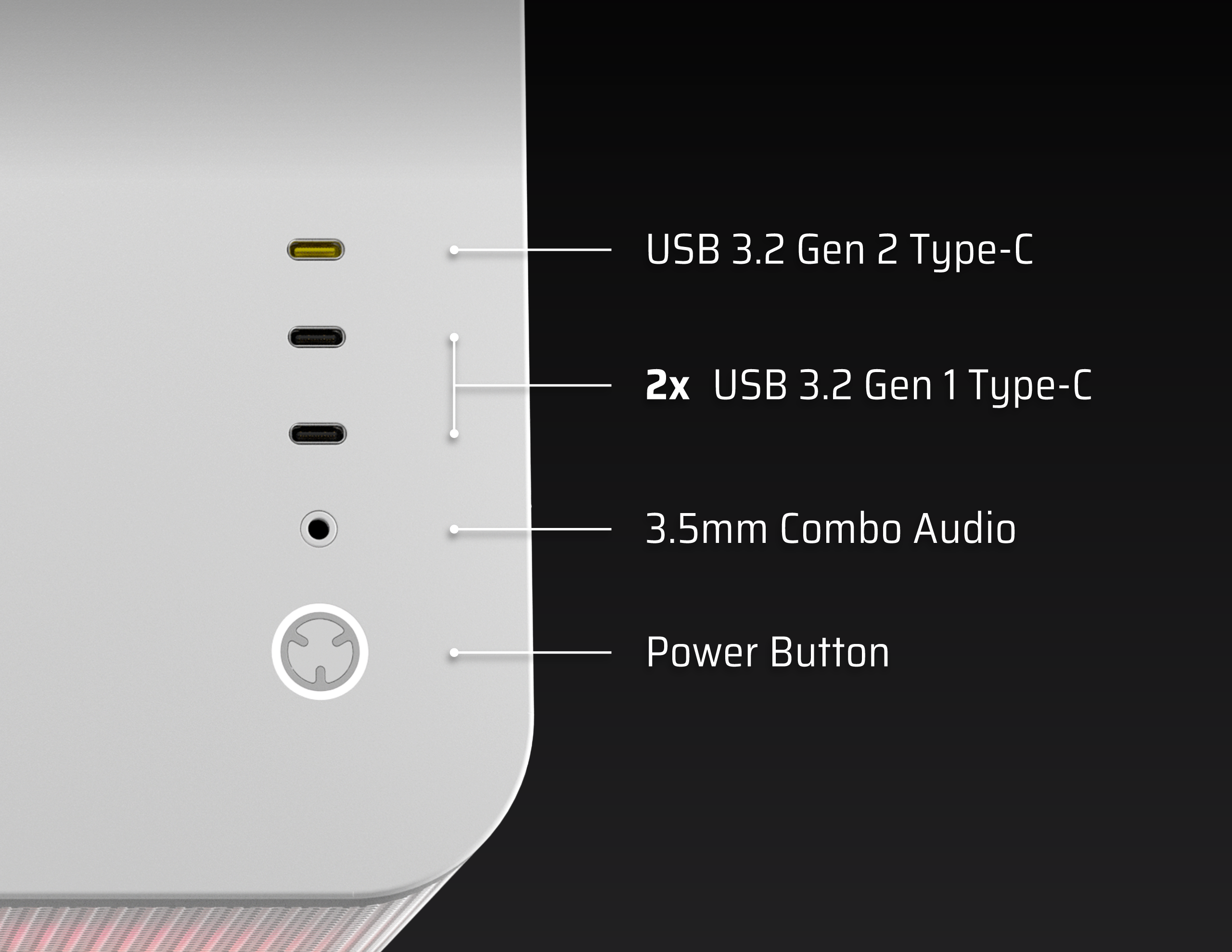 CORSAIR AIR 5400 LX-R RGB iCUE LINK Computer Case