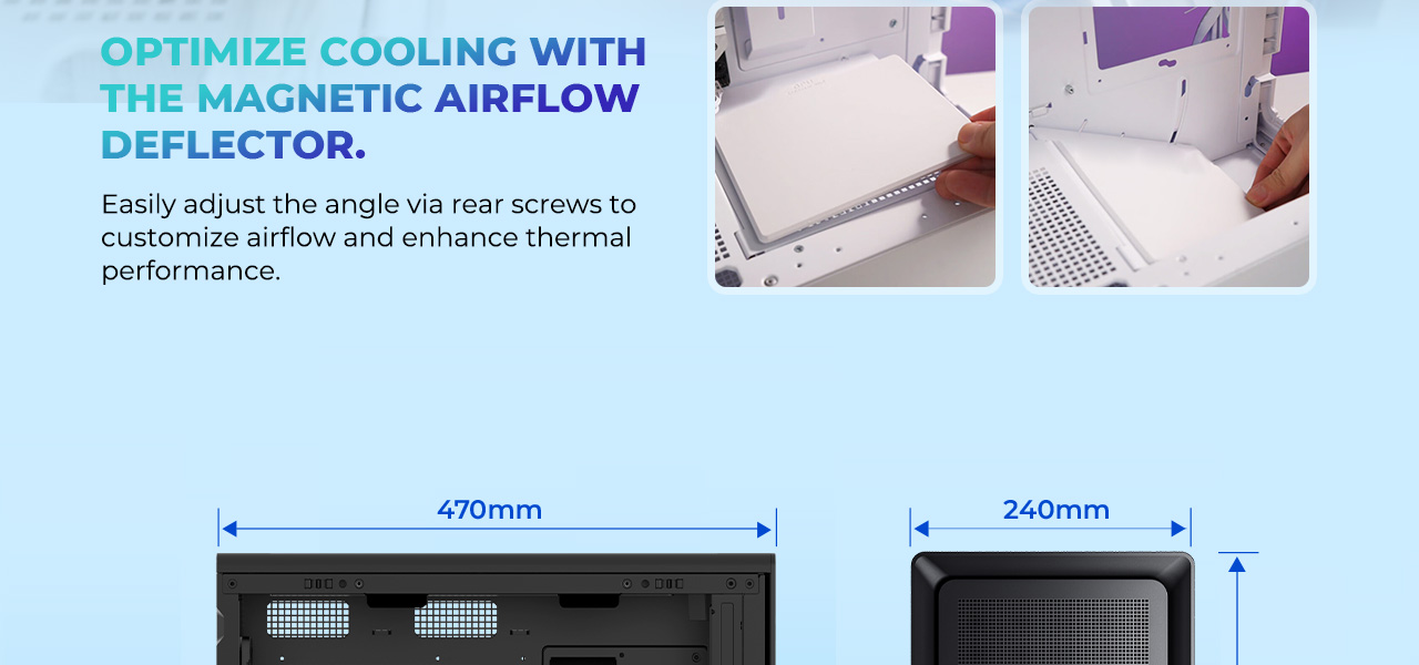 Rosewill Helium Air Mid Tower E-ATX Gaming Case