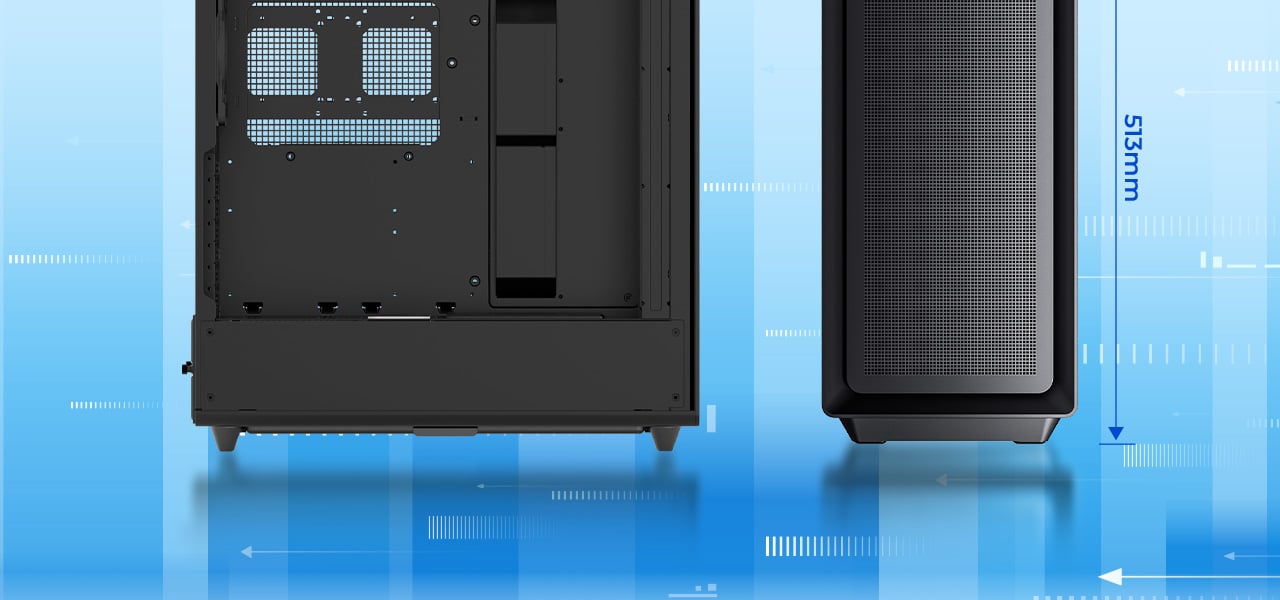 Rosewill Helium Air Mid Tower E-ATX Gaming Case