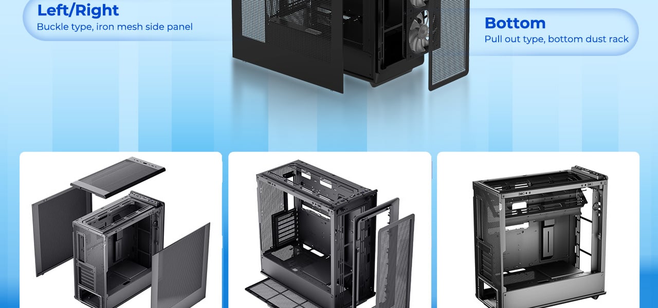 Rosewill Helium Air Mid Tower E-ATX Gaming Case