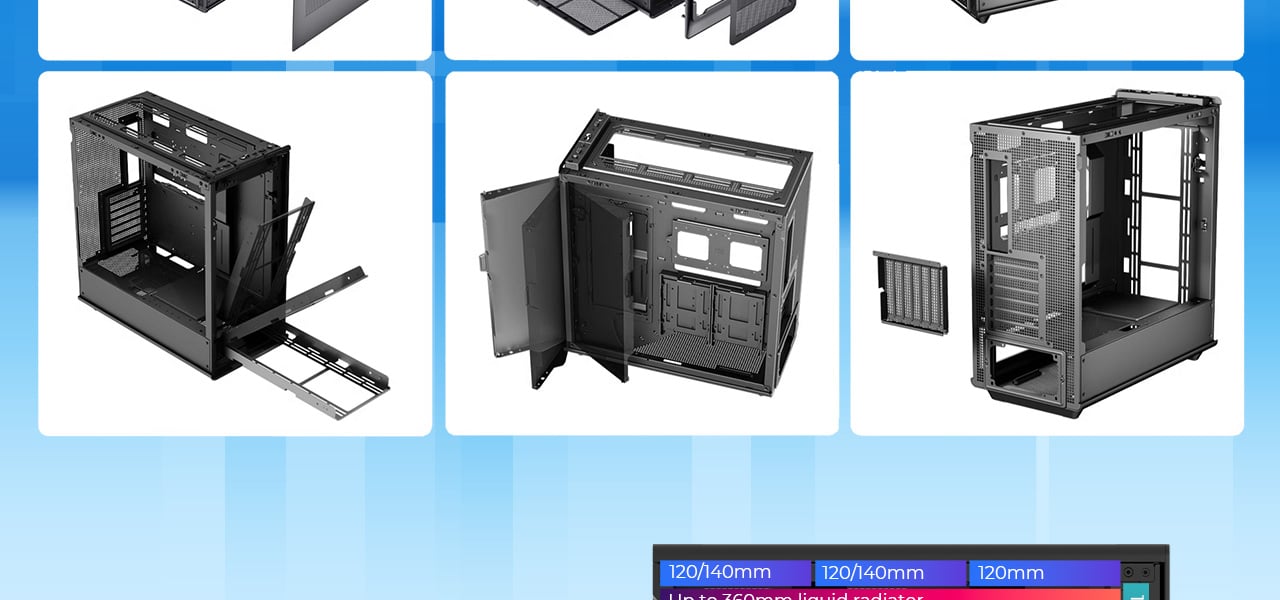 Rosewill Helium Air Mid Tower E-ATX Gaming Case