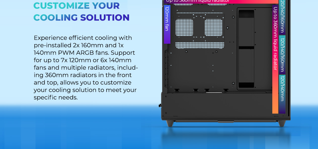 Rosewill Helium Air Mid Tower E-ATX Gaming Case