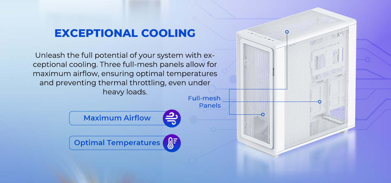 Rosewill Helium Air Mid Tower E-ATX Gaming Case