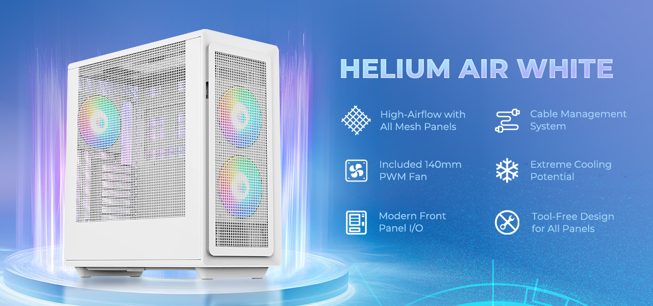 Rosewill Helium Air Mid Tower E-ATX Gaming Case