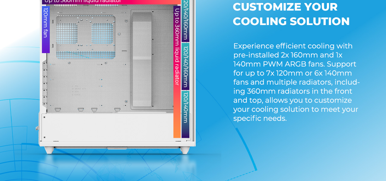 Rosewill Helium Air Mid Tower E-ATX Gaming Case