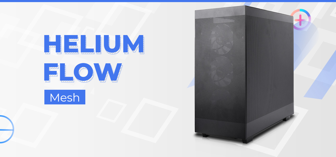 Rosewill Helium Flow Black Mid Tower Computer Gaming Case