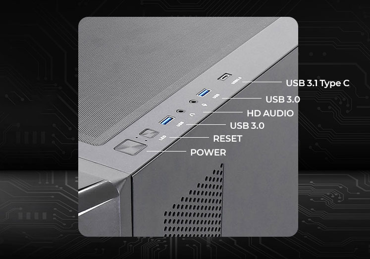 Rosewill Helium NAS Black ATX Mid Tower Computer Case