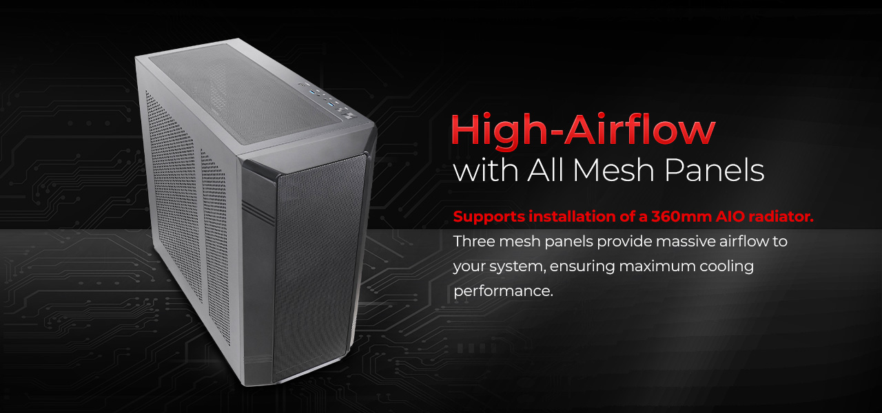 Rosewill Helium NAS Black ATX Mid Tower Computer Case