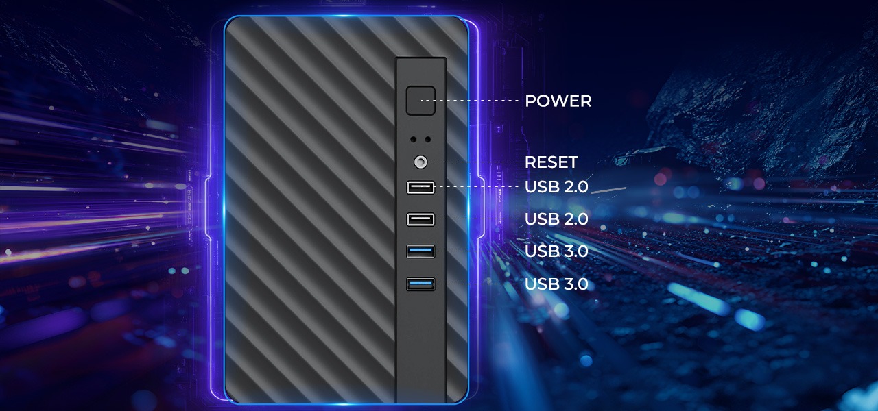 Rosewill FBM-X5 Micro ATX Mini Tower Desktop Gaming & Office PC Computer Case