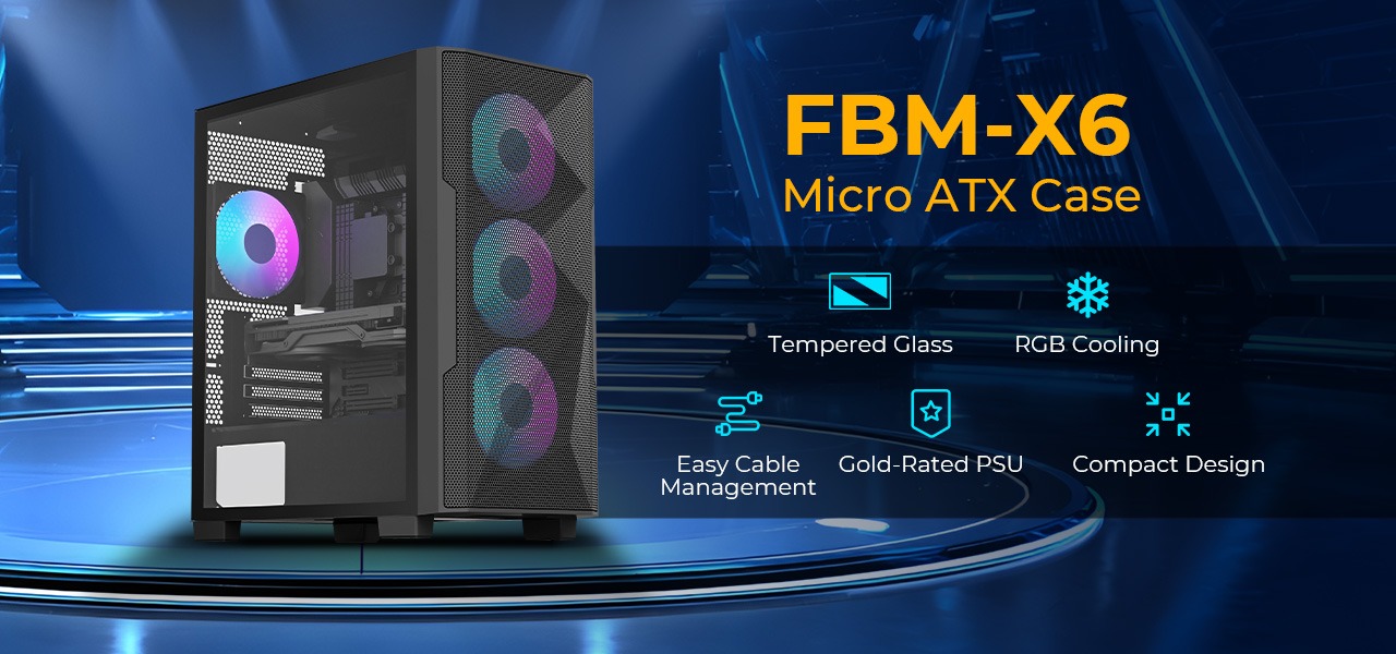 Rosewill FBM-X6 Black Micro ATX Mid Tower Case