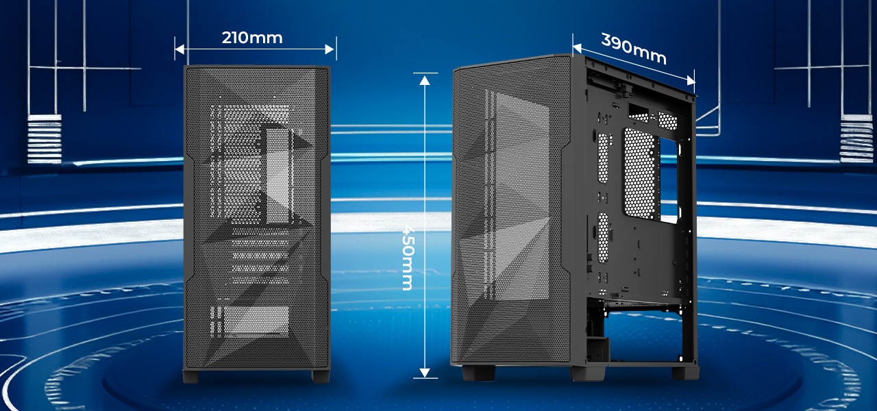 Rosewill FBM-X6 Black Micro ATX Mid Tower Case