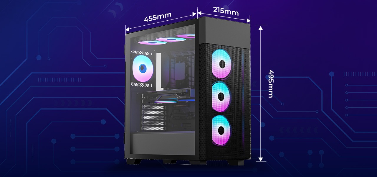 Rosewill FBM-X7 Black ATX Mid Tower Case