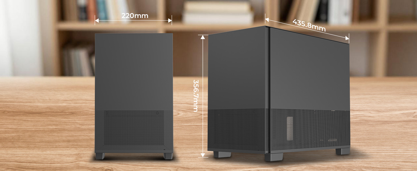 RRosewill Micro ATX Steel Plastic Case Black
