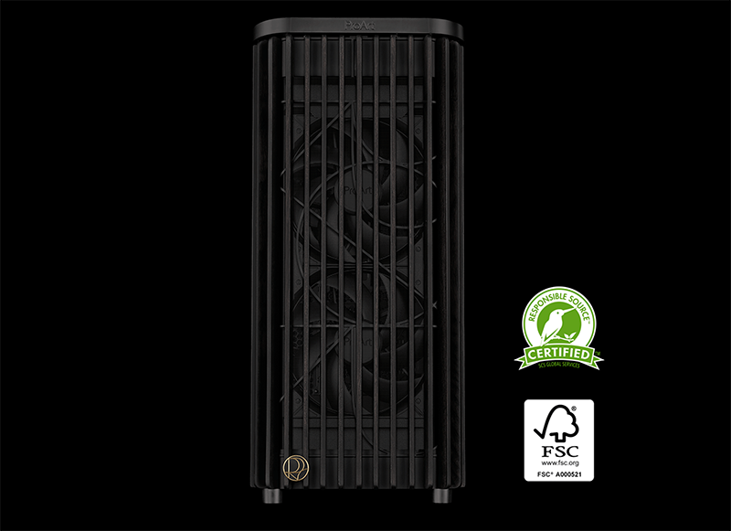 ASUS PA401 Wood Edition - Tempered Glass Panel - Computer Case