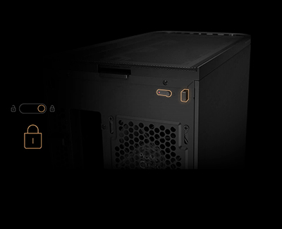 ASUS PA401 Wood Edition - Tempered Glass Panel - Computer Case