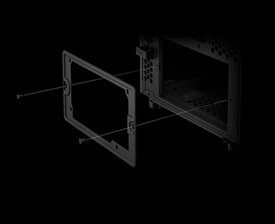 ASUS PA401 Wood Edition - Tempered Glass Panel - Computer Case
