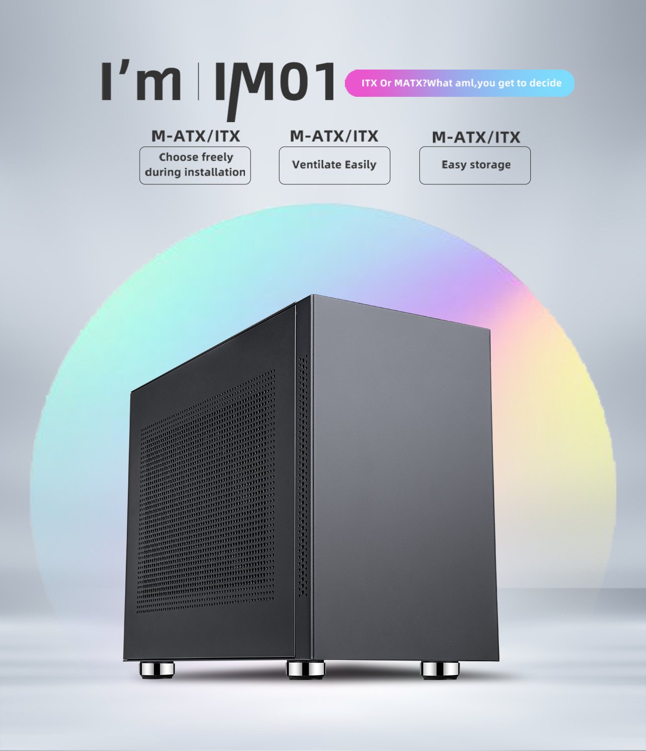 SAMA IM01 Micro ATX Tower Computer Case