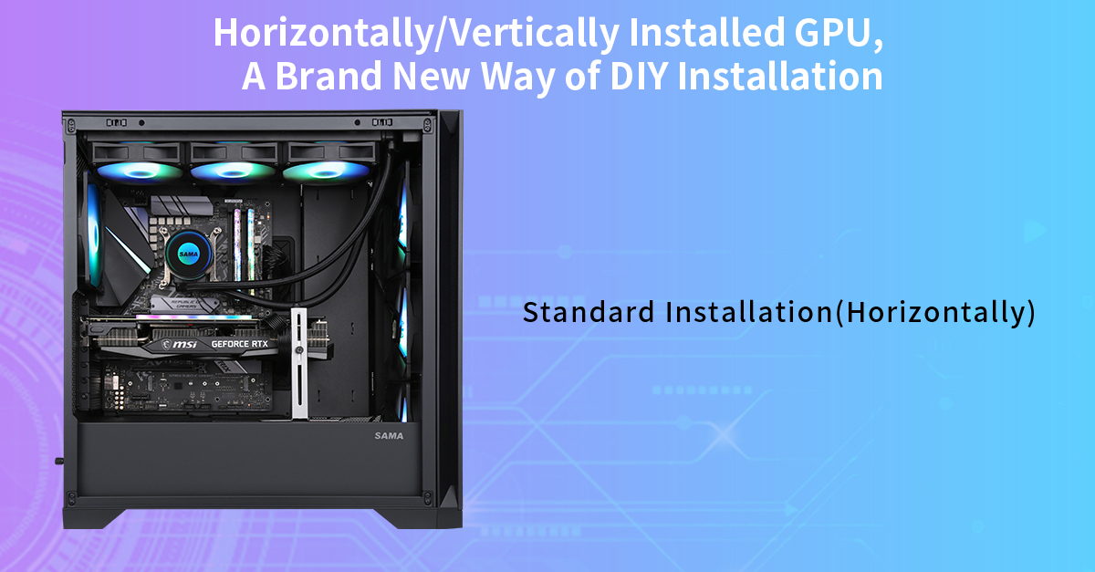 Sama 4501-Black Gaming Computer Case