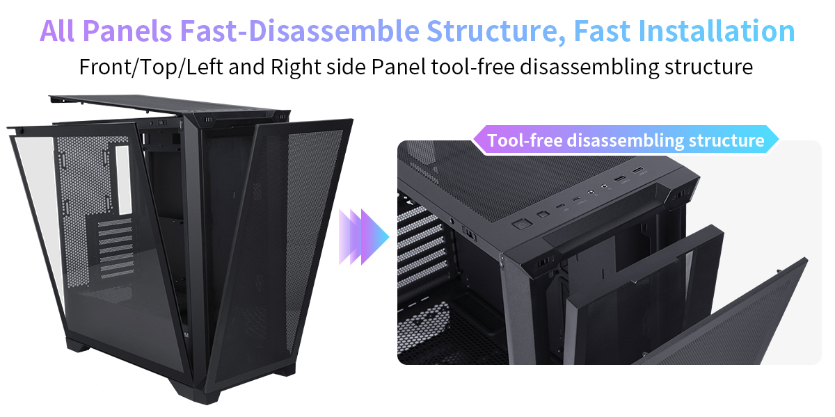 Sama 4501-Black Gaming Computer Case