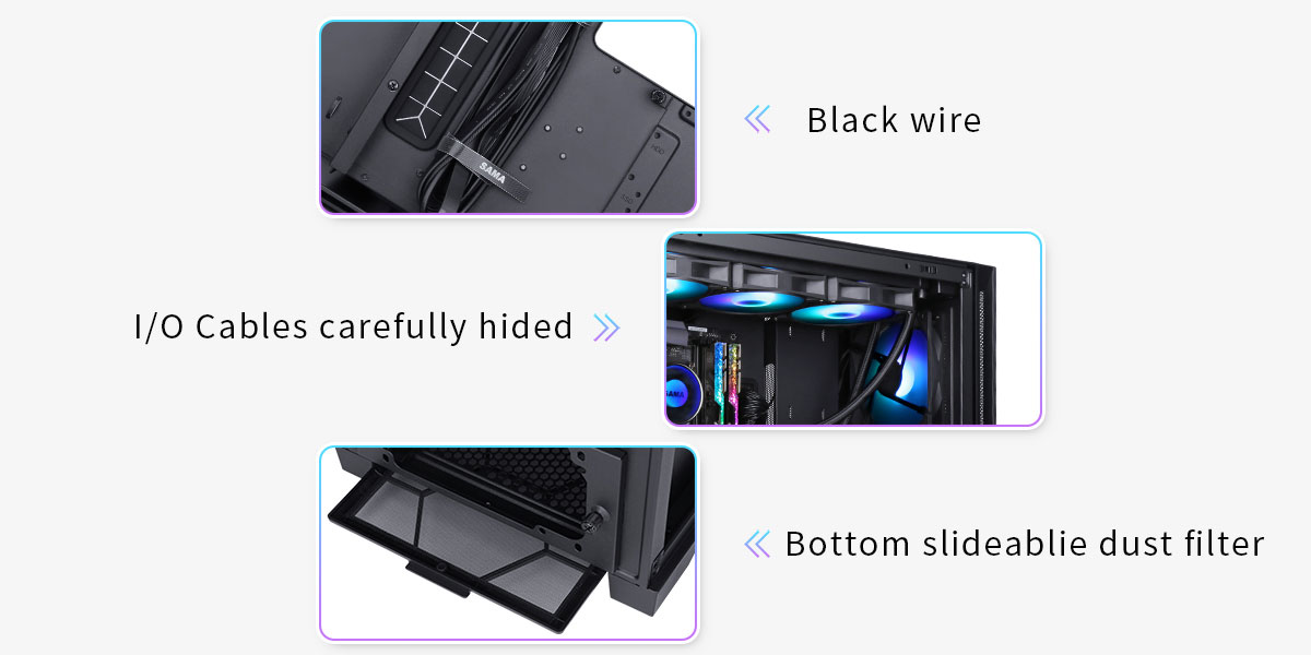 Sama 4501-Black Gaming Computer Case
