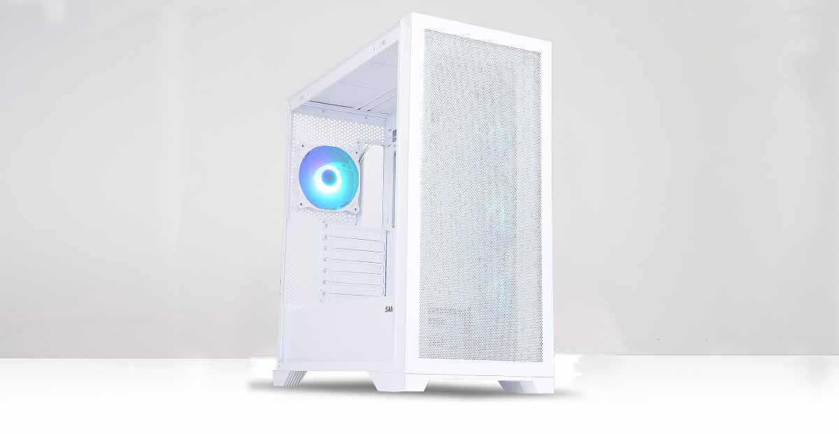 Sama 4501-White Gaming Computer Case