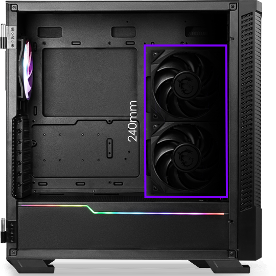 MSI MPG VELOX 100R Black Computer Case