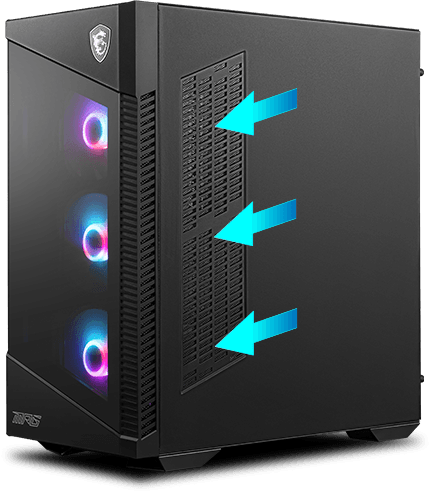 MSI MPG VELOX 100R Black Computer Case