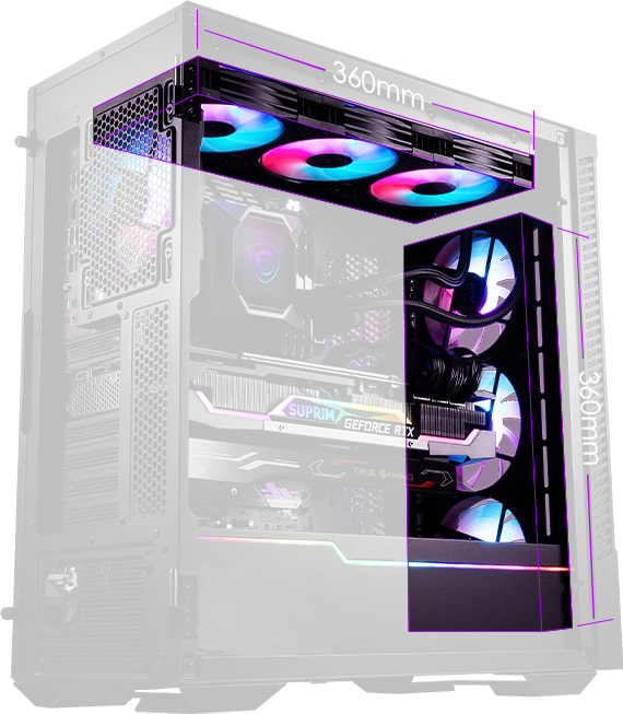 MSI MPG VELOX 100R Black Computer Case