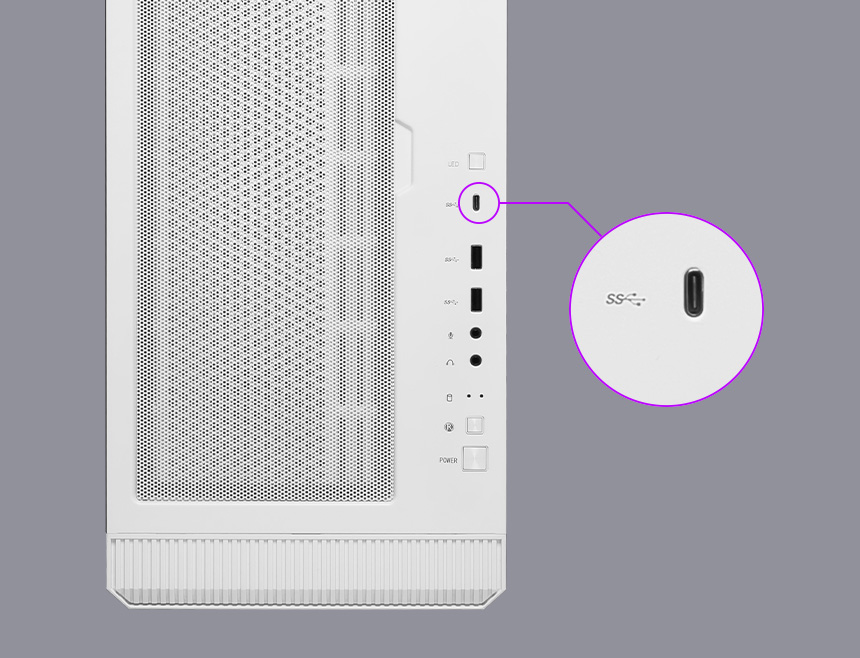 MSI MPG VELOX 100R White Computer Case
