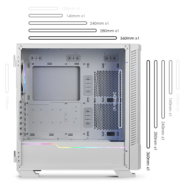 MSI MPG VELOX 100R White Computer Case