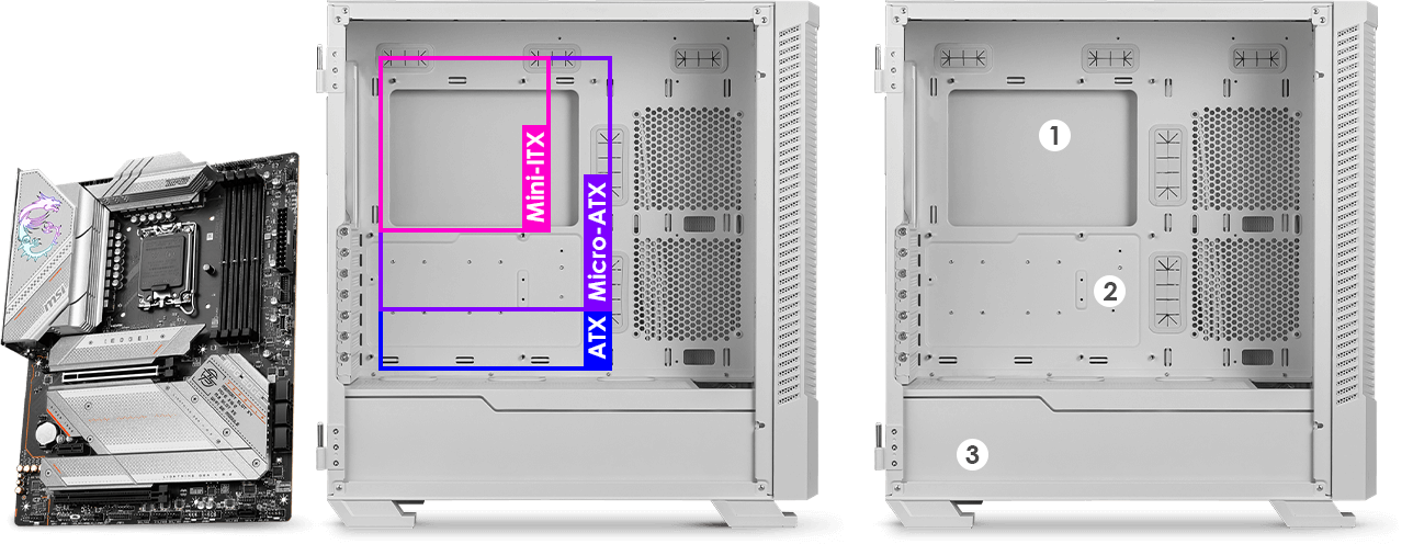 MSI MPG VELOX 100R White Computer Case