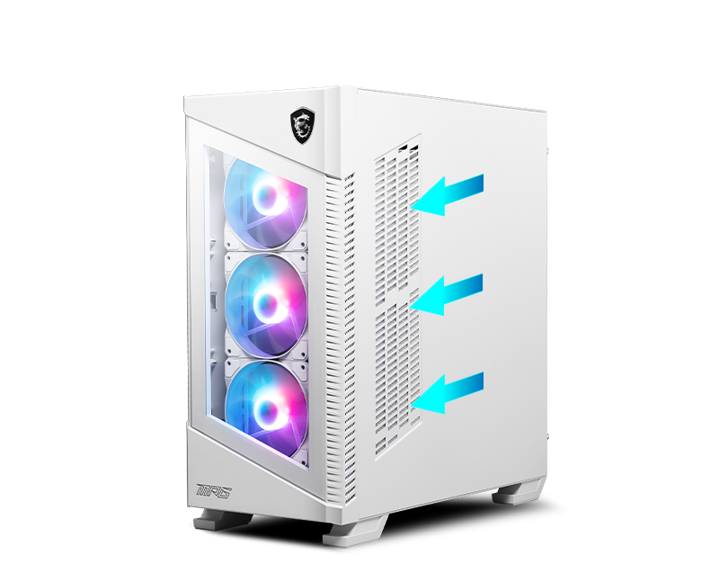 MSI MPG VELOX 100R White Computer Case