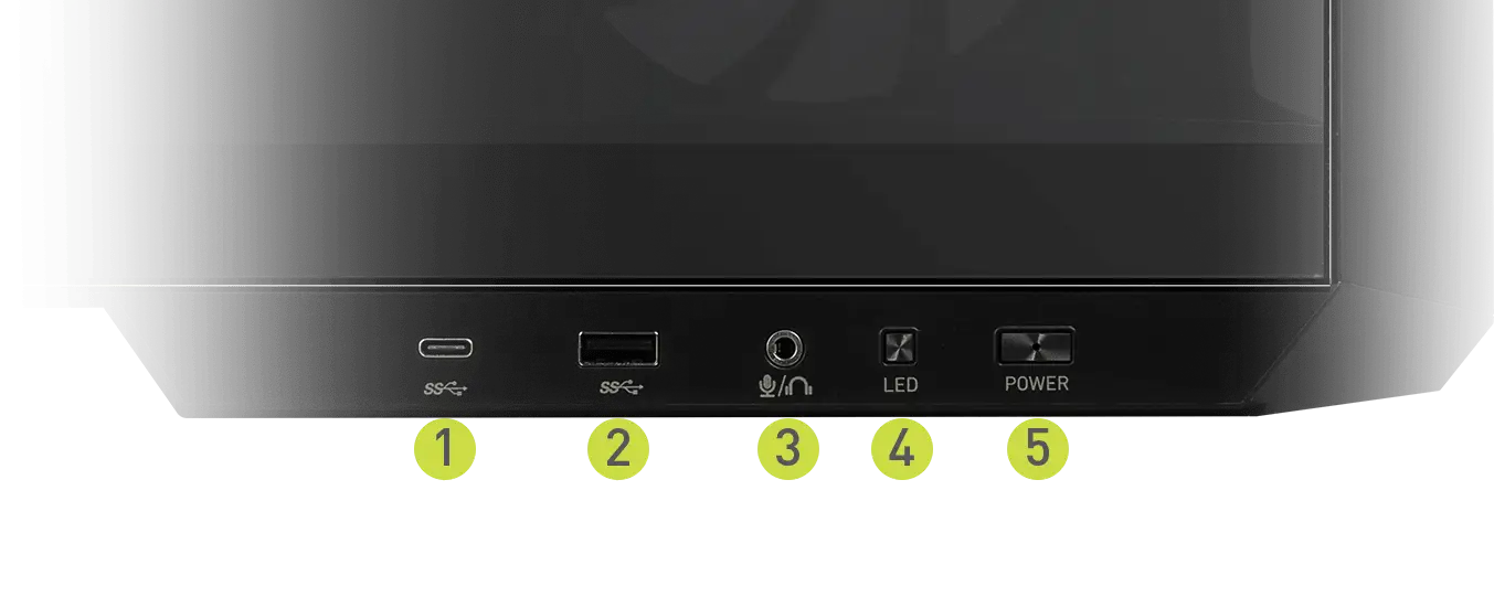 MSI MAG PANO M100R PZ Computer Case