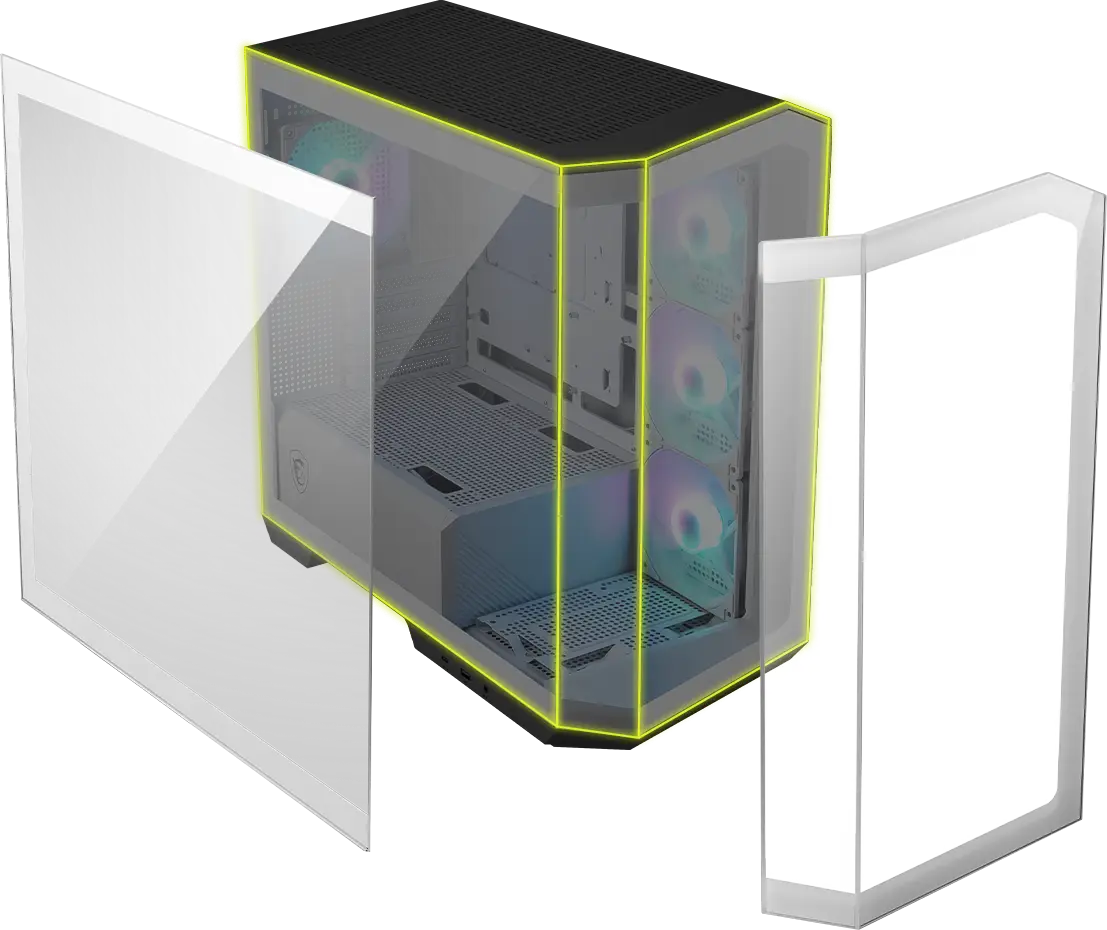 MSI MAG PANO M100R PZ Computer Case