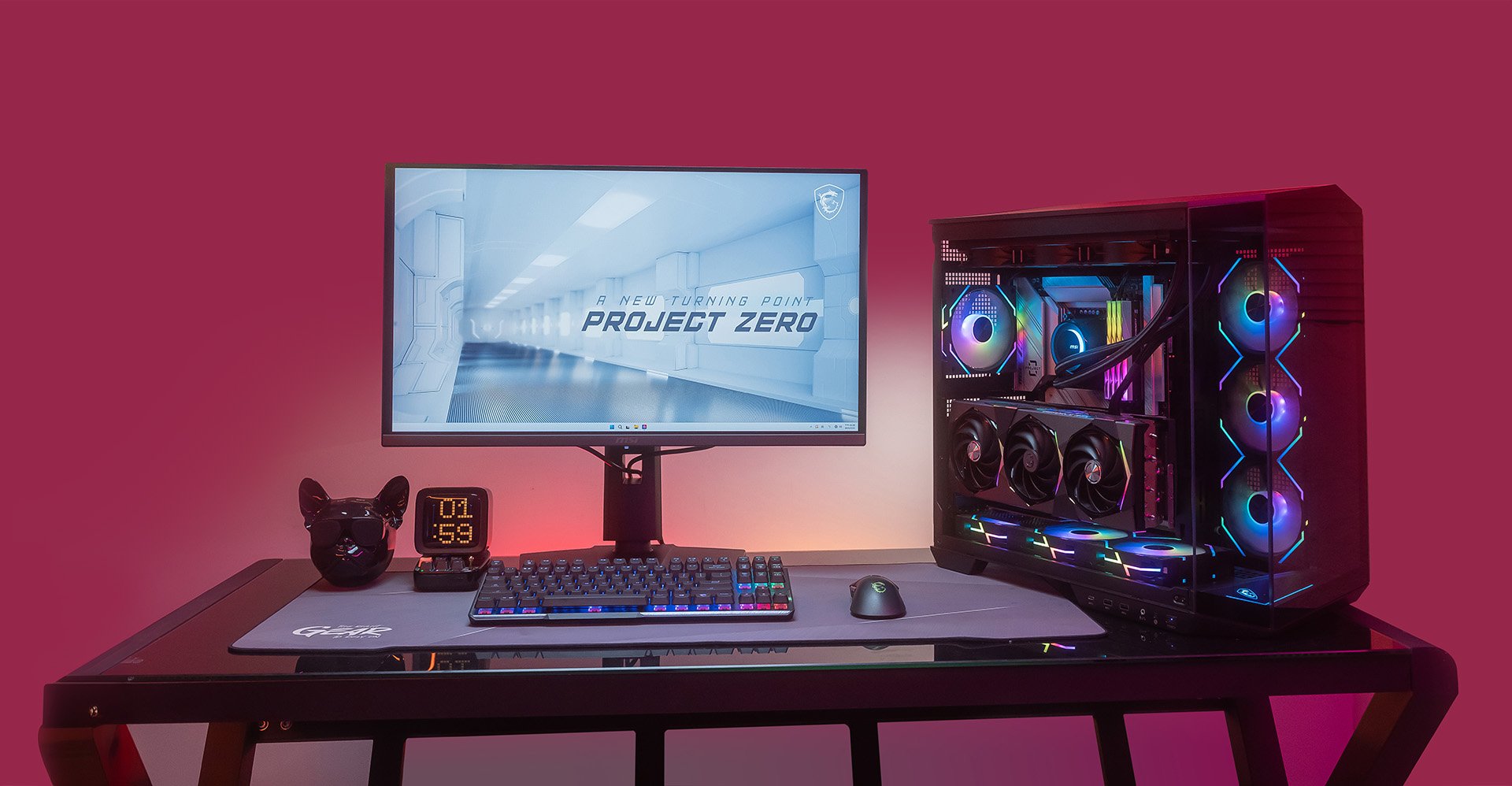 MSI MAG PANO 100L PZ / WHITE PC Case