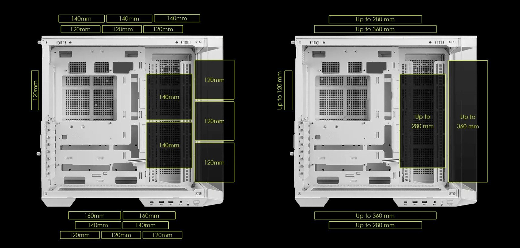 MSI MAG PANO 100L PZ / WHITE PC Case