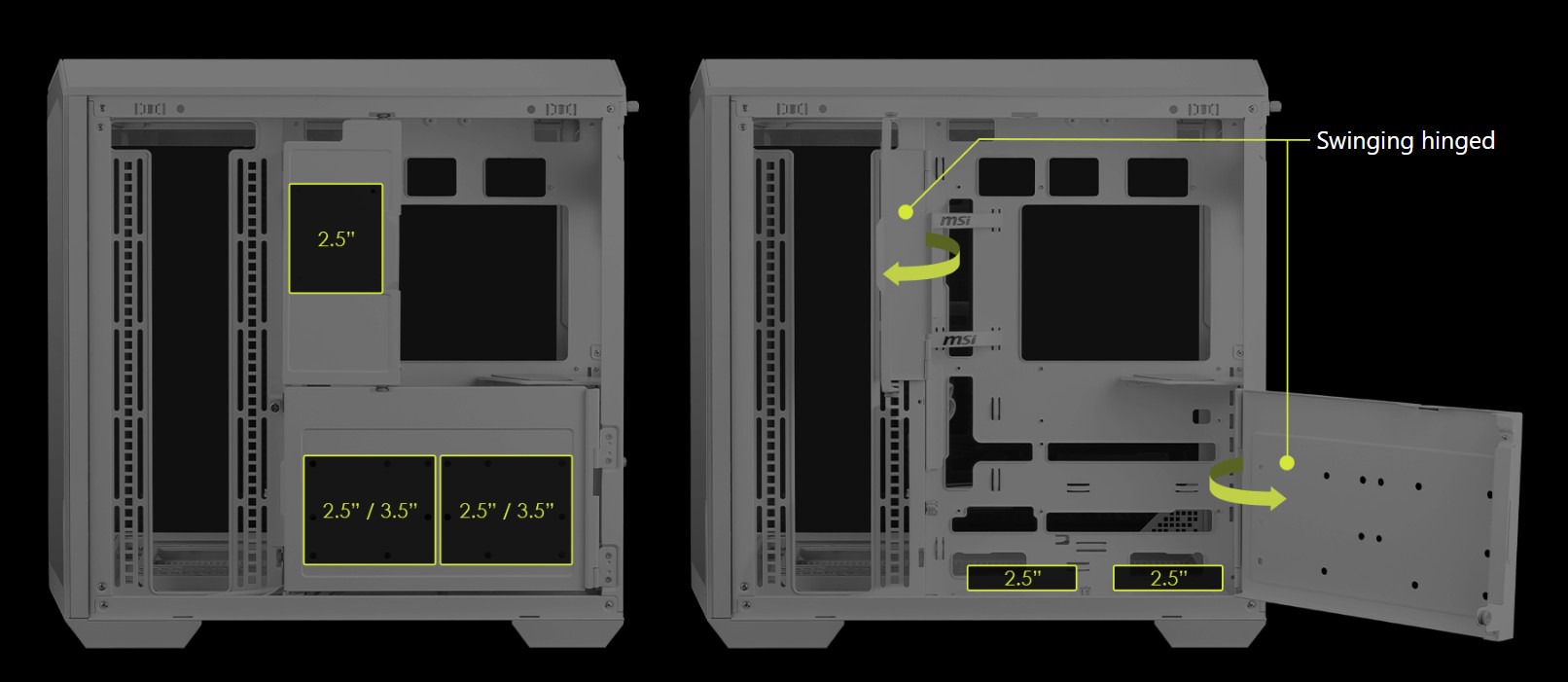 MSI MAG PANO 100R PZ Computer Case