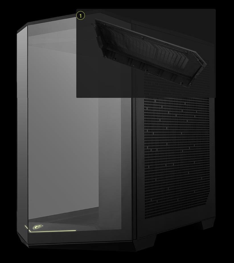 MSI MAG PANO 100R PZ Computer Case
