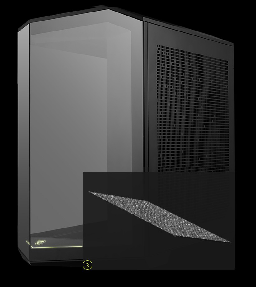MSI MAG PANO 100R PZ Computer Case