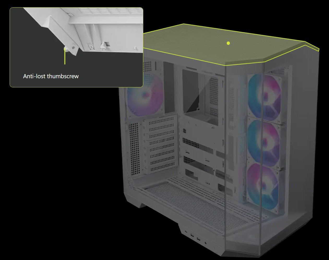 MSI MAG PANO 100R PZ Computer Case