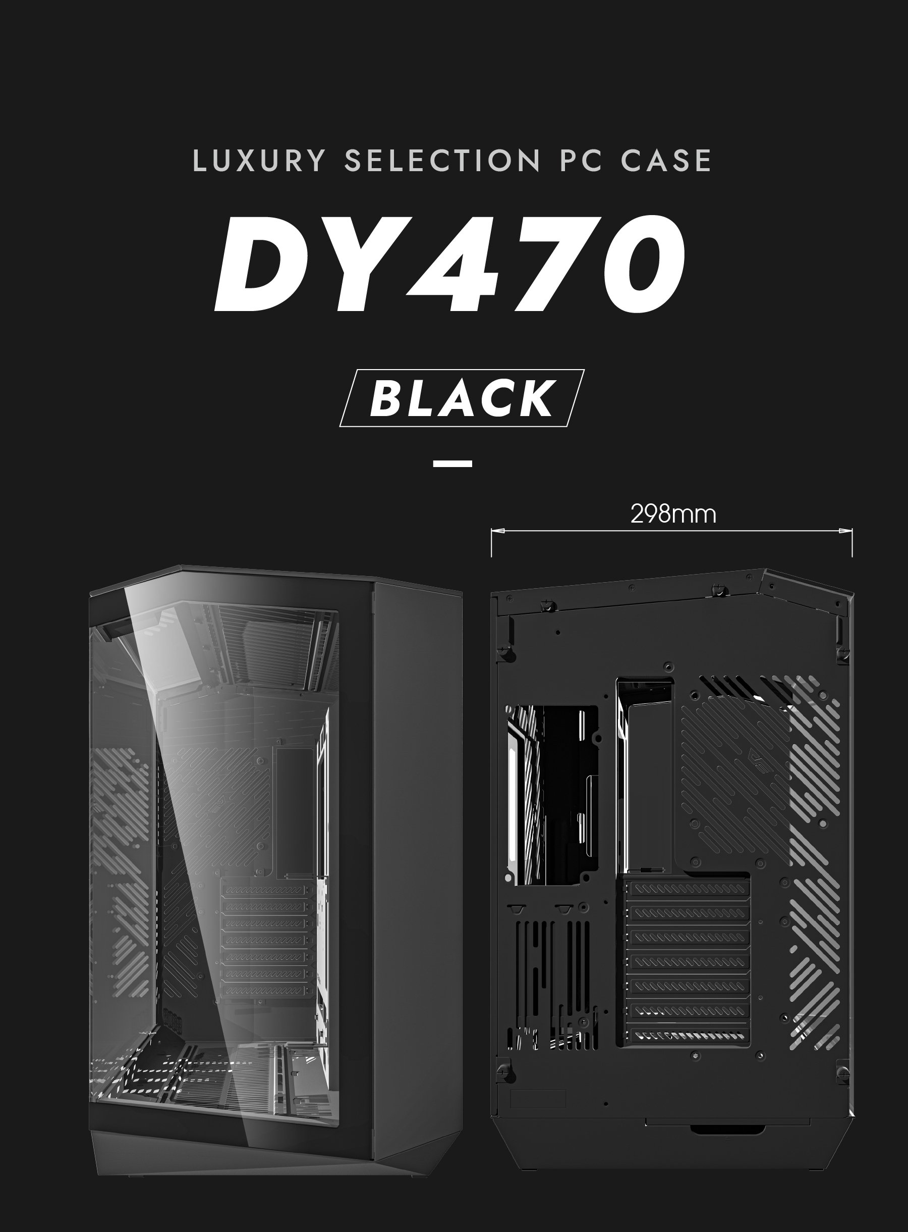 darkFlash DY470 Black Case