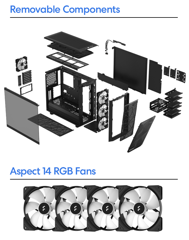 Fractal Design Meshify 2 RGB Computer Case