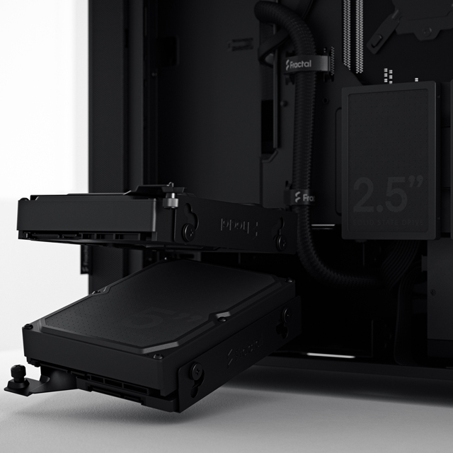 Fractal Design Pop Mini Silent Black – Solid - Bitumen side panels and sound-absorbing foam - Three 120mm Aspect 12 fans included – mATX Silent PC Case