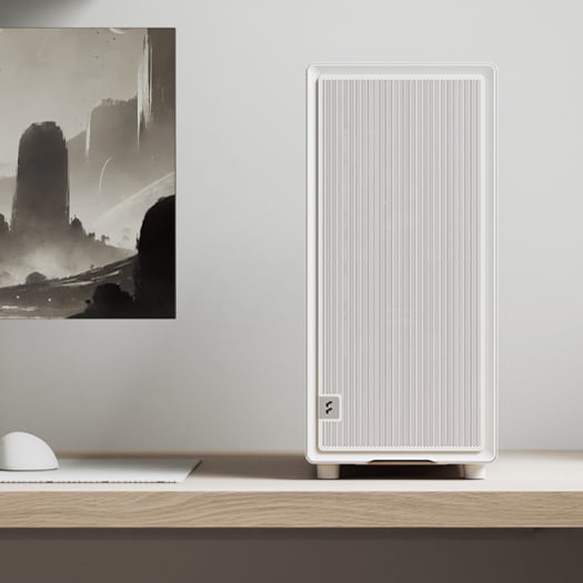 Fractal Design Epoch White Tempered Glass Clear Tint PC Gaming Case