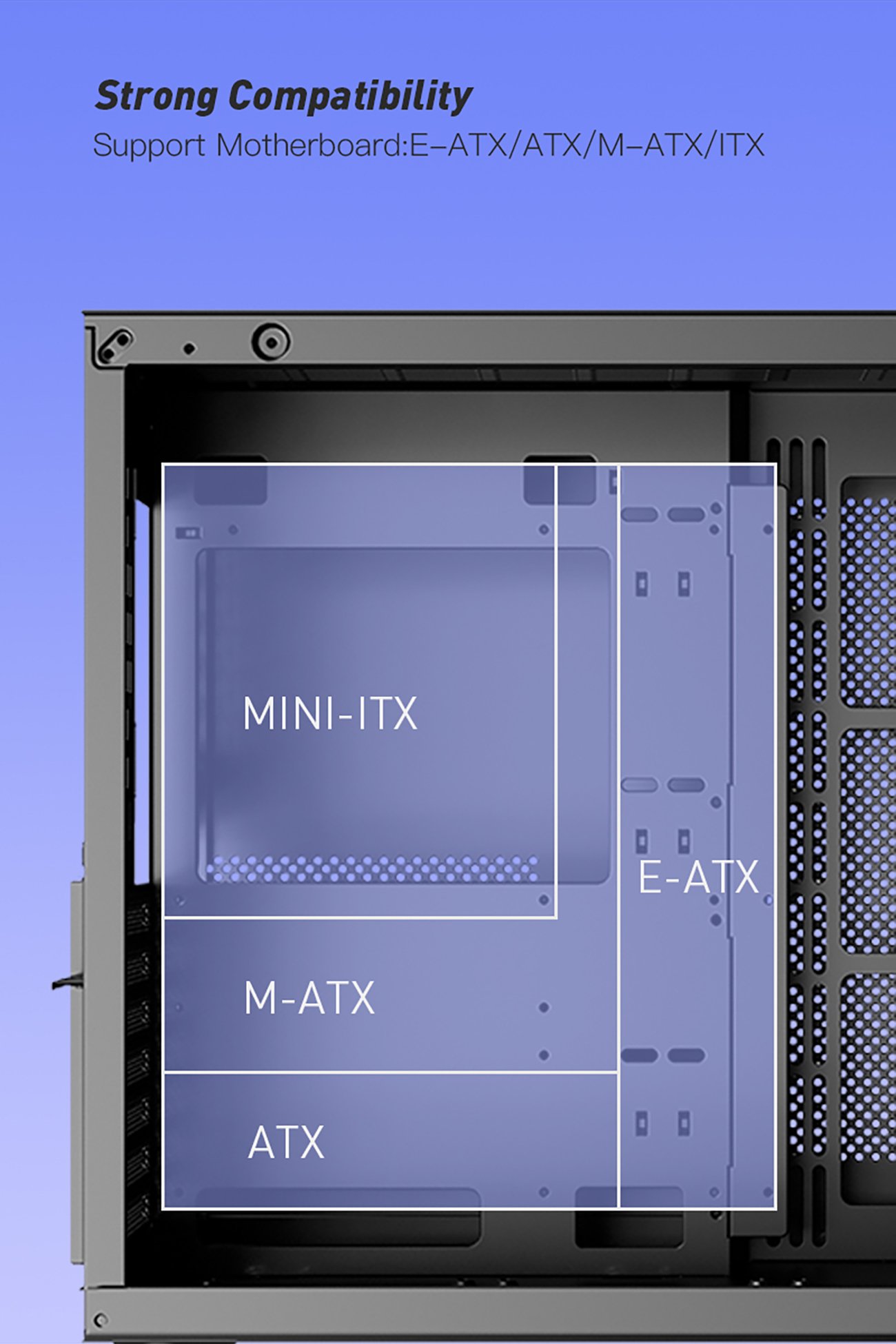 DIYPC ARGB-Q10-BK Gaming Computer Case