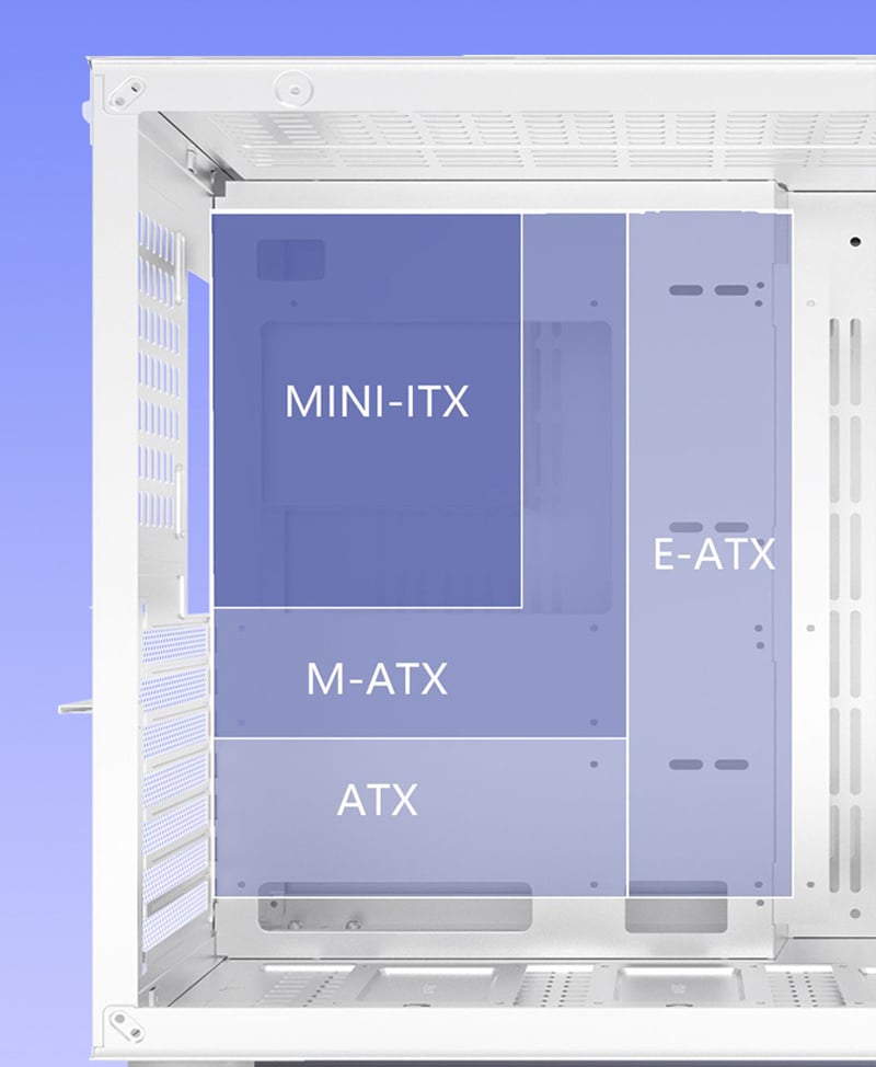 DIYPC ARGB-Q10-W White USB3.0 ATX Mid Tower Gaming Computer Case