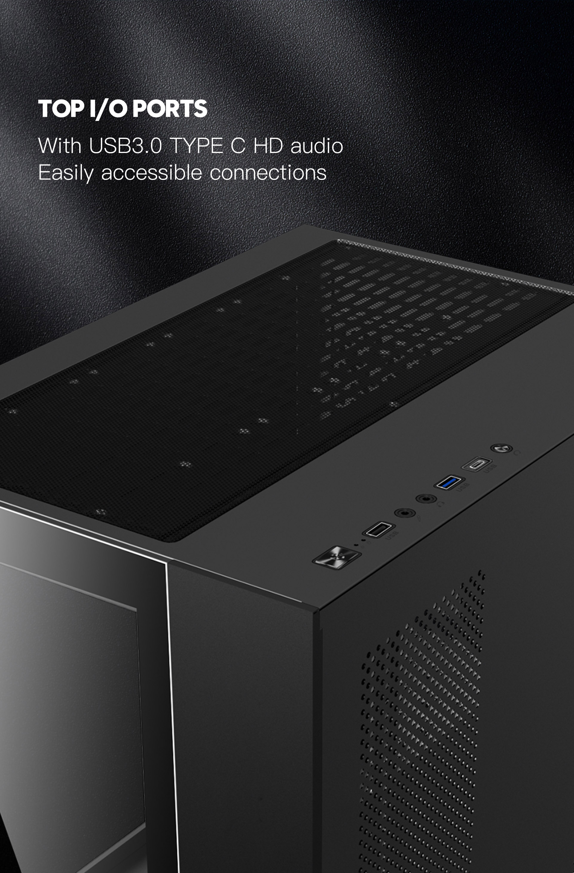 DIYPC ARGB-Q3.R2-BK Gaming Computer Case